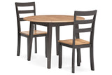 Gesthaven  Dining Table and 2 Chairs -  Ashley - Luna Furniture