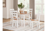 Gesthaven  Dining Table and 4 Chairs -  Ashley - Luna Furniture