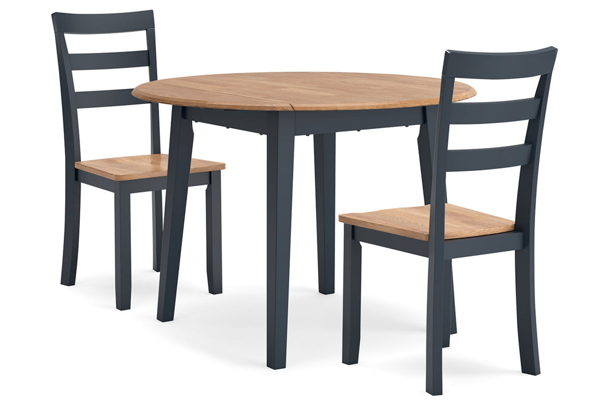 Gesthaven  Dining Table and 2 Chairs -  Ashley - Luna Furniture