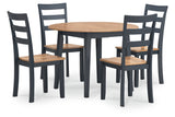 Gesthaven  Dining Table and 4 Chairs -  Ashley - Luna Furniture