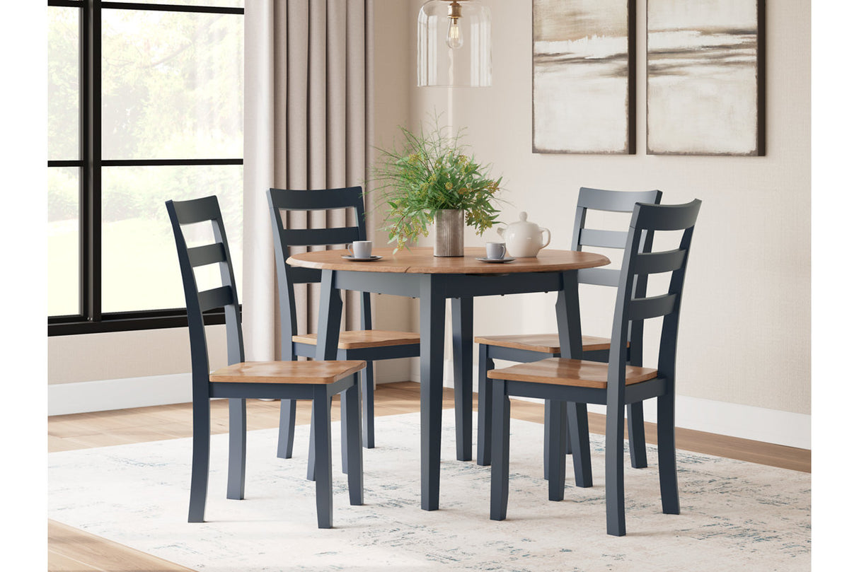 Gesthaven  Dining Table and 4 Chairs -  Ashley - Luna Furniture