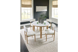 Sawdyn  Dining Table and 4 Chairs -  Ashley - Luna Furniture