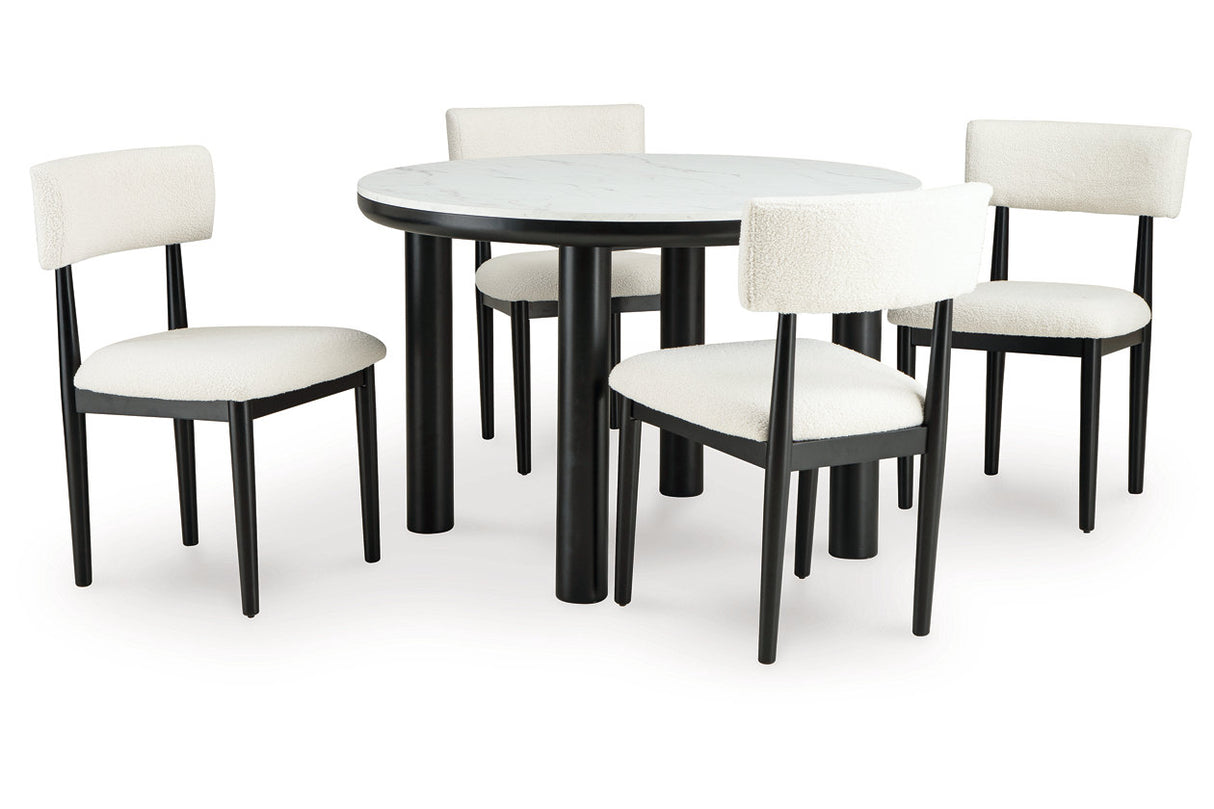 Xandrum  Dining Table and 4 Chairs -  Ashley - Luna Furniture