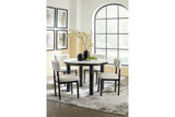 Xandrum  Dining Table and 4 Chairs -  Ashley - Luna Furniture