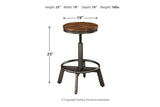 Torjin Brown/Gray Counter Height Dining Table with 4 Barstools -  Ashley - Luna Furniture