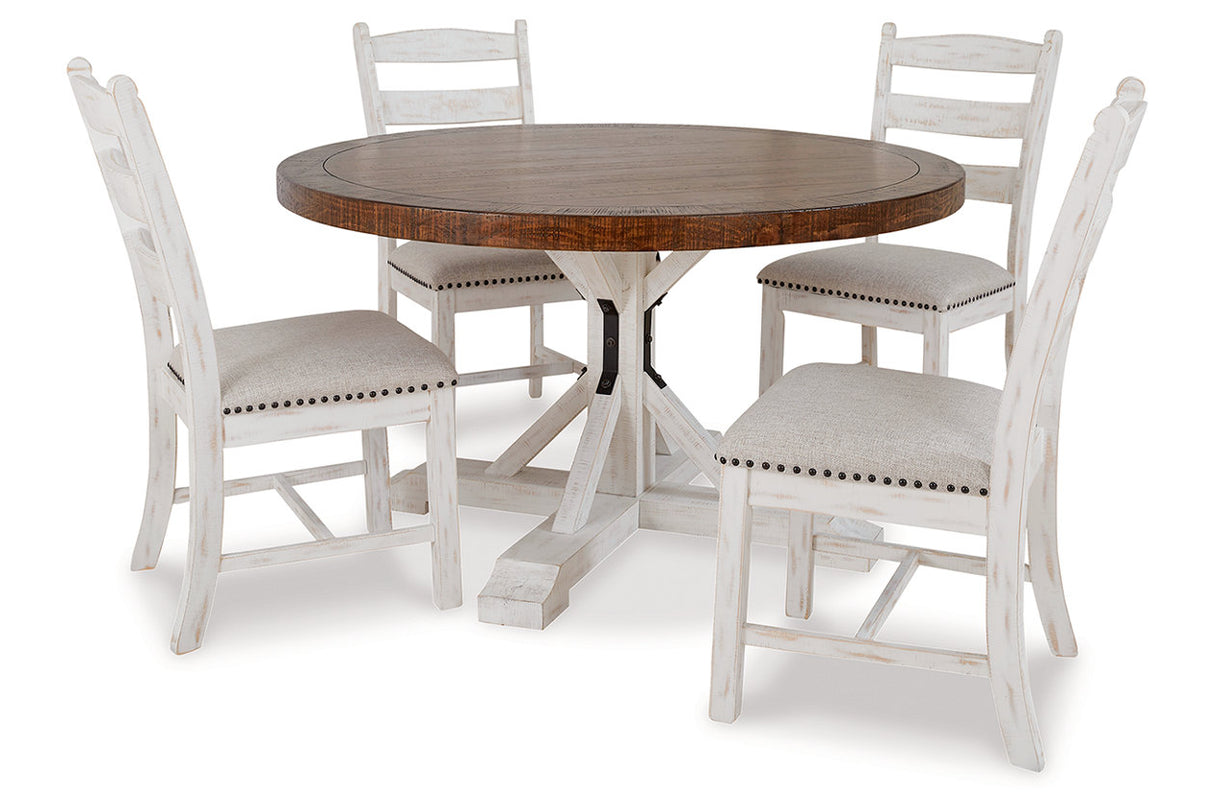 Valebeck Multi Dining Table and 4 Chairs -  Ashley - Luna Furniture