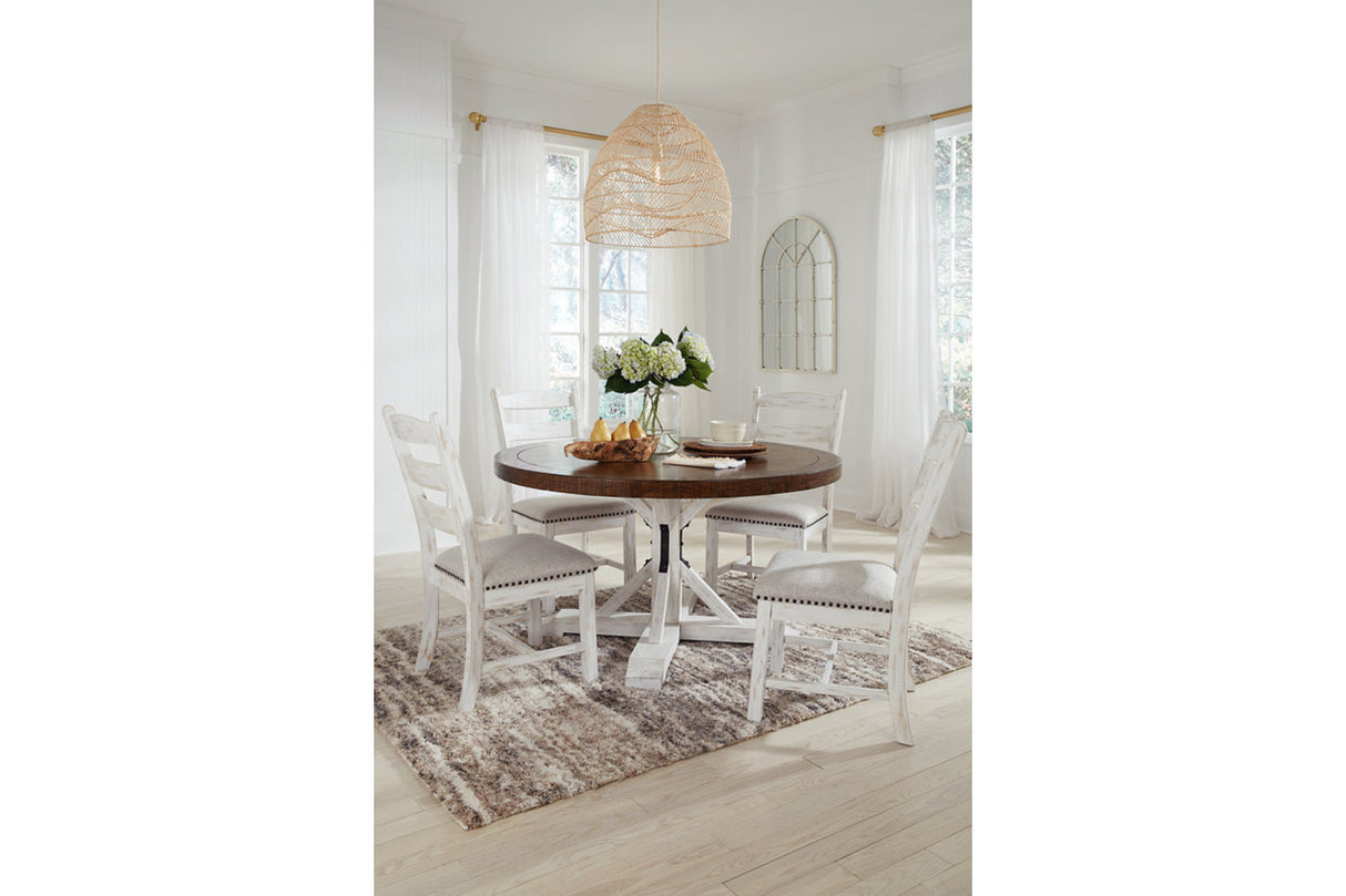 Valebeck Multi Dining Table and 4 Chairs -  Ashley - Luna Furniture