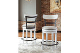 Valebeck White Counter Height Dining Table and 2 Barstools -  Ashley - Luna Furniture