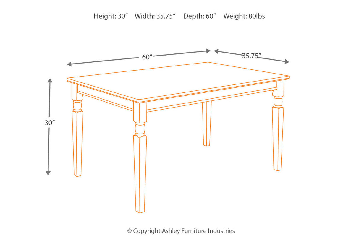 Owingsville Black/Brown Dining Table and 4 Chairs and Bench -  Ashley - Luna Furniture