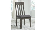 Hallanden Gray Dining Table and 4 Chairs -  Ashley - Luna Furniture