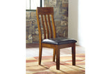 Ralene Medium Brown Dining Table and 4 Chairs and Bench -  Ashley - Luna Furniture