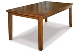 Ralene Medium Brown Dining Table and 6 Chairs and Bench -  Ashley - Luna Furniture