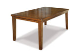 Ralene Medium Brown Dining Table and 4 Chairs and Bench -  Ashley - Luna Furniture