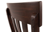 Haddigan Dark Brown Dining Table and 6 Chairs -  Ashley - Luna Furniture