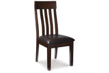 Haddigan Dark Brown Dining Table and 4 Chairs -  Ashley - Luna Furniture