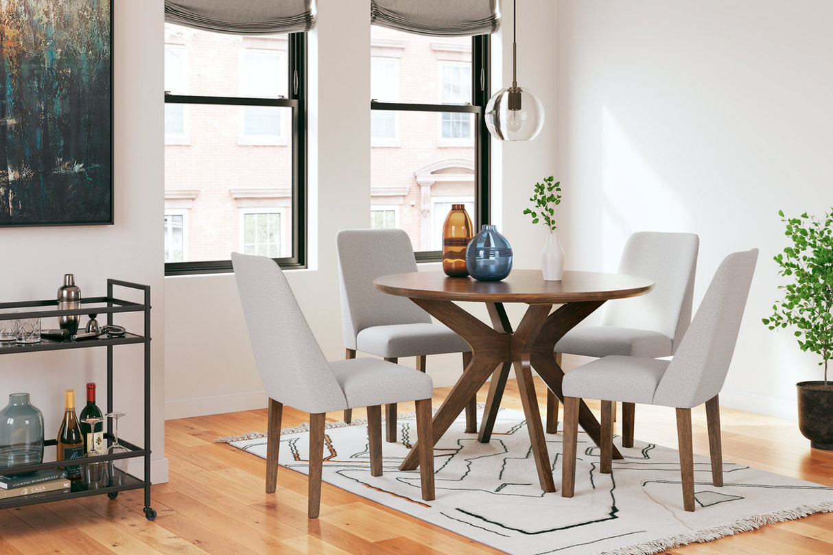 Lyncott Multi Dining Table and 4 Chairs -  Ashley - Luna Furniture