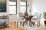 Lyncott Multi Dining Table and 4 Chairs -  Ashley - Luna Furniture