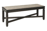 Tyler Creek Black/Gray Dining Table, 4 Chairs and Bench -  Ashley - Luna Furniture