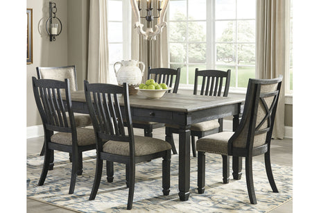 Tyler Creek Black/Gray Dining Table with 6 Chairs -  Ashley - Luna Furniture
