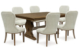 Sturlayne Dining Table and 6 Chairs from Ashley - Luna Furniture