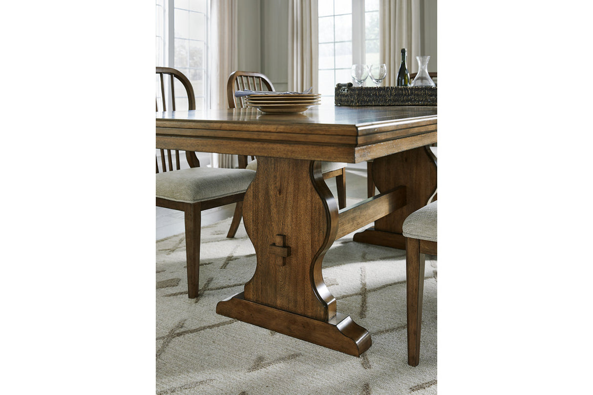 Sturlayne Dining Table and 6 Chairs from Ashley - Luna Furniture