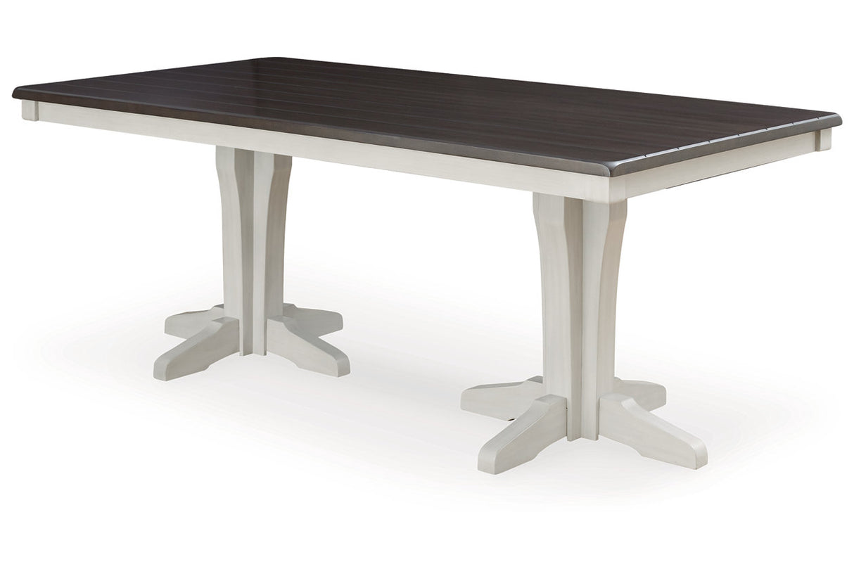 Darborn Gray/Brown Dining Table -  Ashley - Luna Furniture