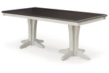 Darborn Gray/Brown Dining Table, 4 Chairs and Bench -  Ashley - Luna Furniture