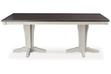 Darborn Gray/Brown Dining Table, 4 Chairs and Bench -  Ashley - Luna Furniture