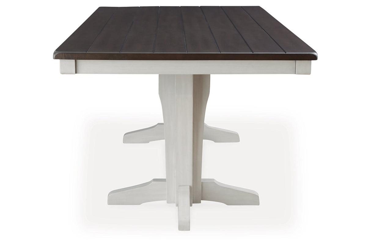 Darborn Gray/Brown Dining Table -  Ashley - Luna Furniture