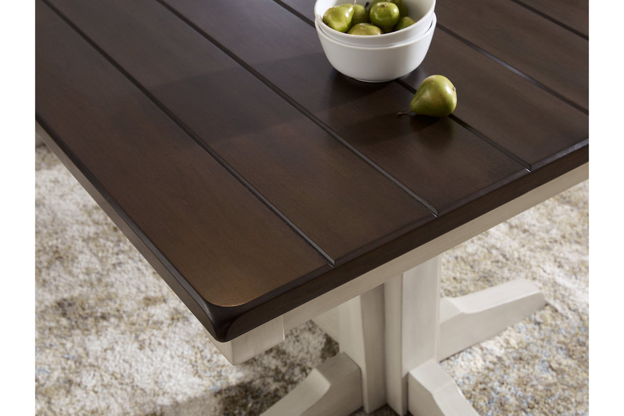 Darborn Gray/Brown Dining Table -  Ashley - Luna Furniture