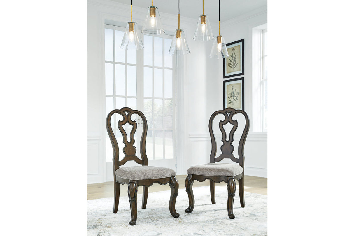 Maylee  Dining Table and 6 Chairs -  Ashley - Luna Furniture