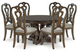 Maylee  Dining Table and 6 Chairs -  Ashley - Luna Furniture