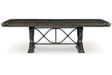 Maylee Dark Brown Dining Extension Table -  Ashley - Luna Furniture