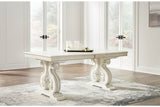 Arlendyne Antique White Dining Extension Table -  Ashley - Luna Furniture