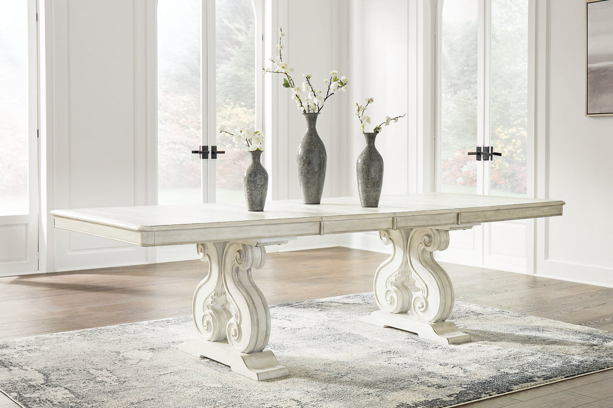 Arlendyne Antique White Dining Extension Table -  Ashley - Luna Furniture