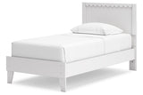 Hallityn White Twin Panel Platform Bed from Ashley - Luna Furniture