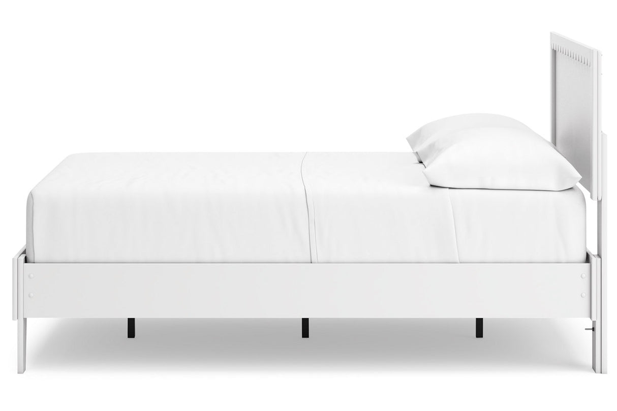 Hallityn White Full Panel Platform Bed from Ashley - Luna Furniture