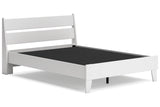 Socalle Two-tone Full Panel Platform Bed -  Ashley - Luna Furniture