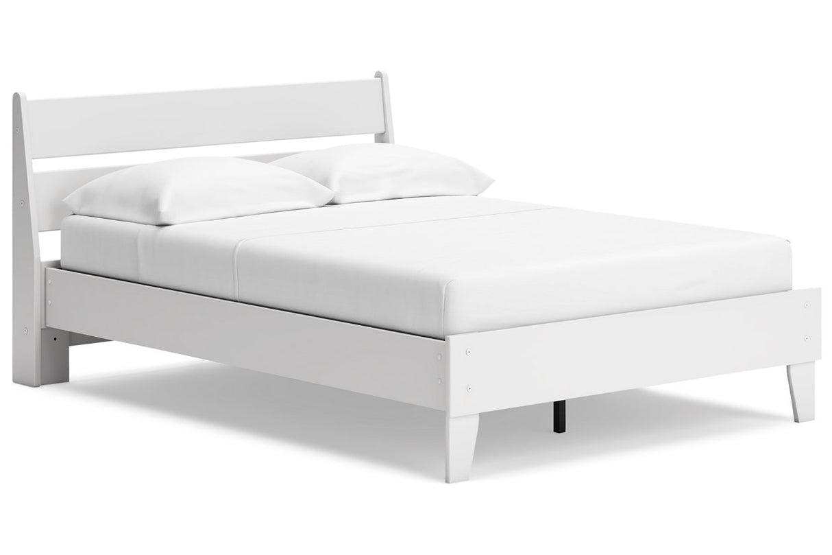 Socalle Two-tone Full Panel Platform Bed -  Ashley - Luna Furniture