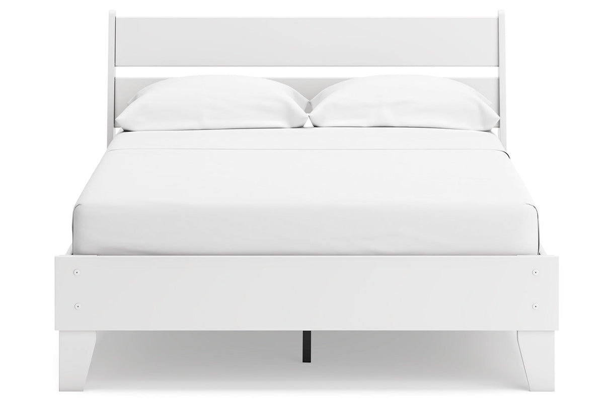 Socalle Two-tone Full Panel Platform Bed -  Ashley - Luna Furniture