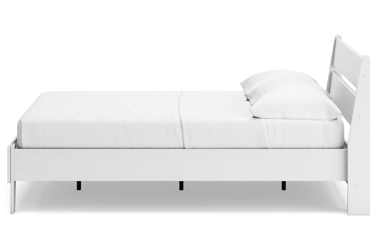 Socalle Two-tone Full Panel Platform Bed -  Ashley - Luna Furniture