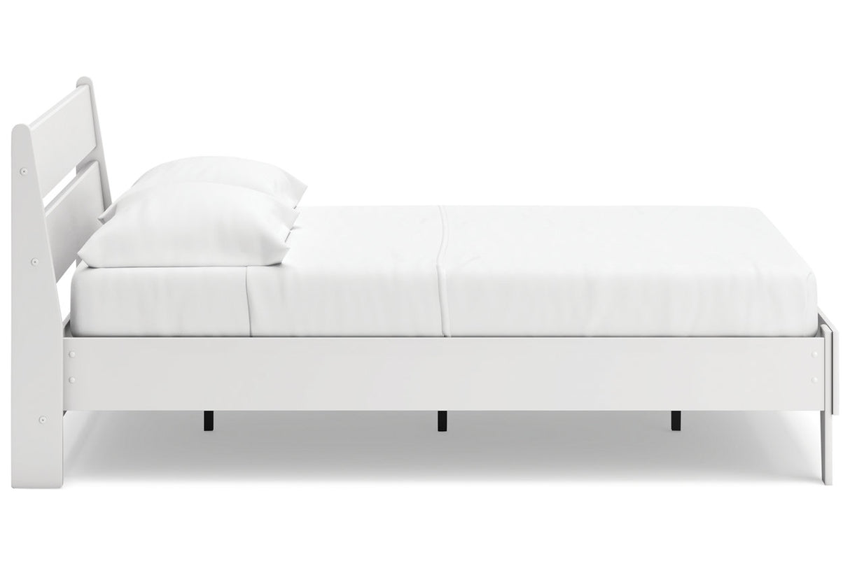 Socalle Two-tone Full Panel Platform Bed -  Ashley - Luna Furniture