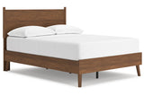 Fordmont Cognac Full Panel Bed -  Ashley - Luna Furniture