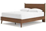 Fordmont Cognac Queen Panel Bed -  Ashley - Luna Furniture