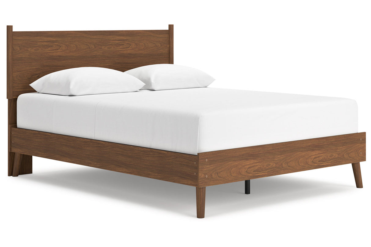 Fordmont Cognac Queen Panel Bed -  Ashley - Luna Furniture