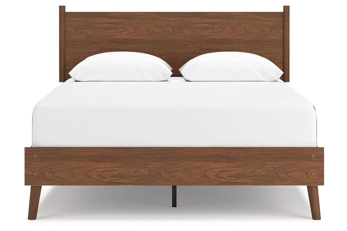 Fordmont Cognac Queen Panel Bed -  Ashley - Luna Furniture