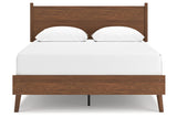 Fordmont Cognac Queen Panel Bed -  Ashley - Luna Furniture