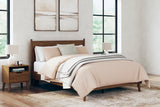 Fordmont Cognac Queen Panel Bed -  Ashley - Luna Furniture