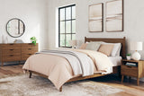 Fordmont Cognac Queen Panel Bed