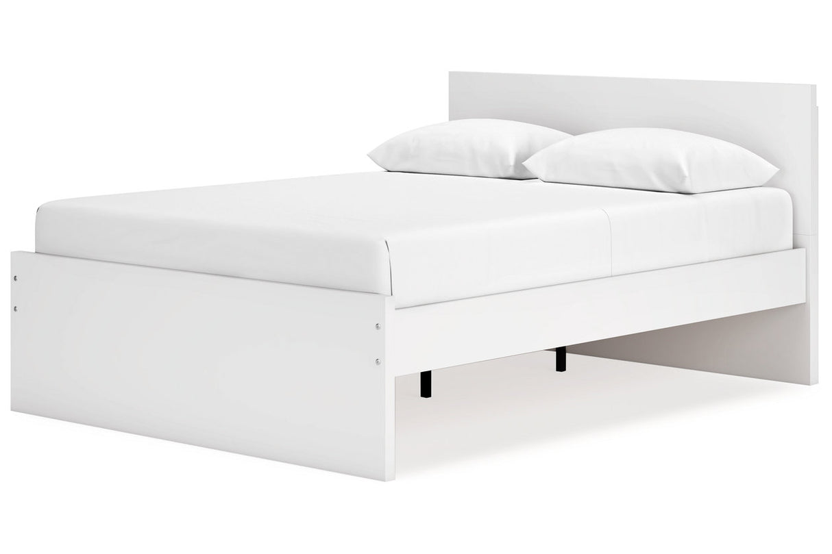 Onita White Queen Platform Bed -  Ashley - Luna Furniture